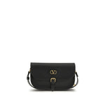 Load image into Gallery viewer, Valentino Garavani Black Calf Leather Bos Taurus Shoulder Bag