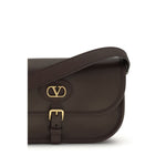 Load image into Gallery viewer, Valentino Garavani Brown Calf Leather Bos Taurus Shoulder Bag