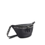 Load image into Gallery viewer, Valentino Garavani Black Calfskin Belt Bag