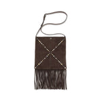 Load image into Gallery viewer, Valentino Garavani Brown Calf Leather Bos Taurus Shoulder Bag