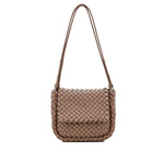Load image into Gallery viewer, Bottega Veneta Brown Lamb Leather Shoulder Bag