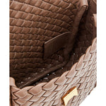 Load image into Gallery viewer, Bottega Veneta Brown Lamb Leather Shoulder Bag