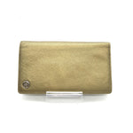 Load image into Gallery viewer, Chanel Gold Tone Caviar Leather Bifold Wallet