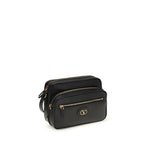 Load image into Gallery viewer, Valentino Garavani Black Calf Leather Bos Taurus Shoulder Bag