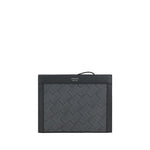 Load image into Gallery viewer, Ferragamo Black Polyethylene Clutch Bag