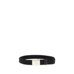 Load image into Gallery viewer, Prada Black Polyester Thin Belt