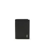 Load image into Gallery viewer, Saint Laurent Black Calf Leather Bos Taurus Wallet