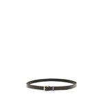 Load image into Gallery viewer, Saint Laurent Black Cotton Regular Belt