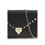 Load image into Gallery viewer, Valentino Garavani portemonnee van zwart kalfsleer met de naam Bos Taurus