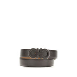 Load image into Gallery viewer, Ferragamo Brown Calf Leather Bos Taurus Regular Belt