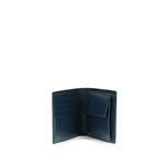 Load image into Gallery viewer, Ferragamo Blue Calf Leather Bos Taurus Wallet