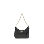 Load image into Gallery viewer, Prada Black Calf Leather Bos Taurus Shoulder Bag