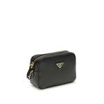 Load image into Gallery viewer, Prada Black Calf Leather Bos Taurus Shoulder Bag