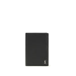 Load image into Gallery viewer, Saint Laurent Black Calf Leather Bos Taurus Wallet