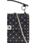 Load image into Gallery viewer, Valentino Garavani Black Lamb Ovis Aries Aries Shoulder Bag