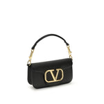 Load image into Gallery viewer, Valentino Garavani Black Calf Leather Bos Taurus Shoulder Bag