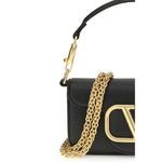 Load image into Gallery viewer, Valentino Garavani Black Calf Leather Bos Taurus Shoulder Bag