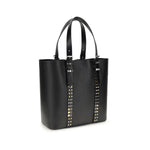 Load image into Gallery viewer, Valentino Garavani Black Calf Leather Bos Taurus Shoulder Bag