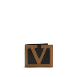 Load image into Gallery viewer, Valentino Garavani Black Lamb Ovis Aries Aries Wallet