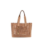 Load image into Gallery viewer, Chloé Beige Raffia Shoulder Bag