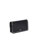 Load image into Gallery viewer, Valentino Garavani Black Calf Leather Bos Taurus Wallet