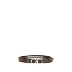 Load image into Gallery viewer, Ferragamo Brown Calf Leather Bos Taurus Regular Belt