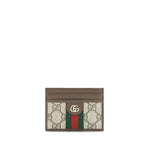Load image into Gallery viewer, Gucci Brown Fabric Cardholder