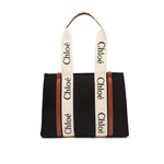 Load image into Gallery viewer, Chloé Black Wool Tote Bag