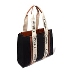 Load image into Gallery viewer, Chloé Black Wool Tote Bag
