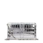 Load image into Gallery viewer, Versace Gray Leather Crossbody Bag