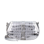 Load image into Gallery viewer, Versace Gray Leather Shoulder Bag