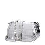 Load image into Gallery viewer, Versace Gray Leather Shoulder Bag