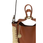 Load image into Gallery viewer, Chloé Beige Raffia Shoulder Bag