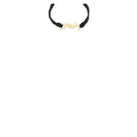 Load image into Gallery viewer, Saint Laurent Black Calf Leather Bos Taurus Bracelet