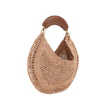 Load image into Gallery viewer, Chloé Beige Raffia Shoulder Bag