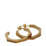 Load image into Gallery viewer, Versace Gold Metal Earrings