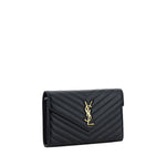 Load image into Gallery viewer, Saint Laurent Black Lamb Ovis Aries Aries Shoulder Bag