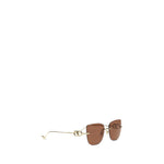 Load image into Gallery viewer, Valentino Garavani Brown Metal Sunglasses