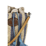 Load image into Gallery viewer, Valentino Garavani Blue Raffia Backet Bag