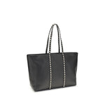 Load image into Gallery viewer, Valentino Garavani Black Calf Leather Bos Taurus Shoulder Bag