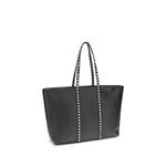 Load image into Gallery viewer, Valentino Garavani Black Calf Leather Bos Taurus Shoulder Bag
