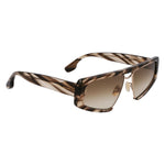 Load image into Gallery viewer, Victoria Beckham Brown Metal & Plastic Sunglasses