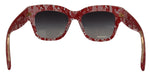 Load image into Gallery viewer, Dolce & Gabbana Rode Kanten Acetaat Rechthoekige Zonnebril DG4231F Zonnebril