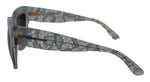 Load image into Gallery viewer, Dolce & Gabbana Blauw Kant Acetaat Kristal Vlinder DG4231 Zonnebril
