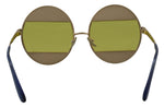 Load image into Gallery viewer, Dolce & Gabbana Gouden Ovale Metalen Kristallen Shades DG2209B Zonnebril