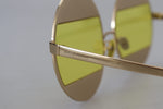 Load image into Gallery viewer, Dolce & Gabbana Gouden Ovale Metalen Kristallen Shades DG2209B Zonnebril