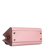 Load image into Gallery viewer, Versace Pink Small Top Handle Grainy Calf Leather Crossbody Bag