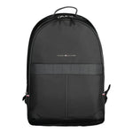 Load image into Gallery viewer, Tommy Hilfiger Black Polyester Men Backpack