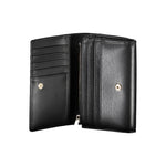 Load image into Gallery viewer, Tommy Hilfiger Black Polyurethane Women Wallet
