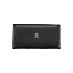 Load image into Gallery viewer, Tommy Hilfiger Elegant Black Dual-Compartment Wallet